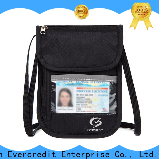hot-sale passport bag for travelling manufacturer with clear pouch