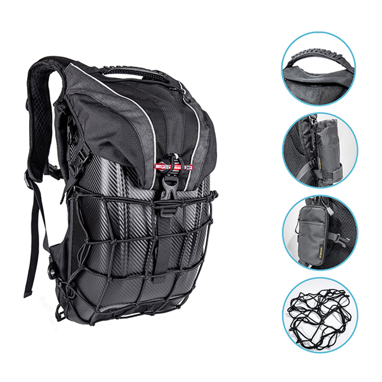 3.jpgMotorcycle Backpack,Riding Cycling Hiking Backpack Waterproof with Helmet Holder Hard Shell Usb For Men Women Sports Camping